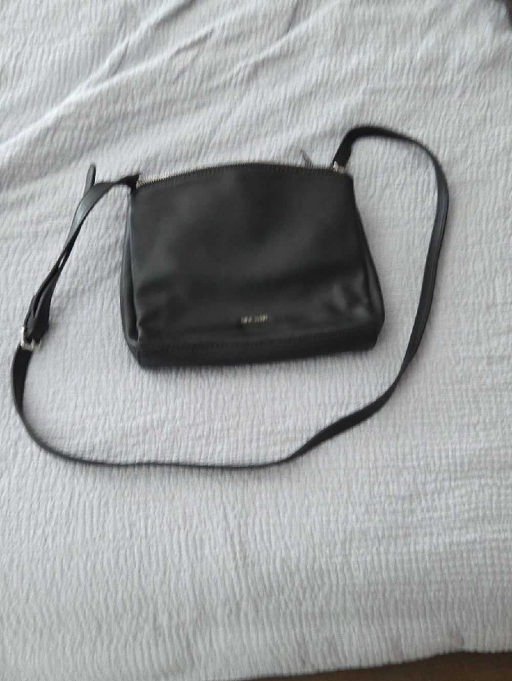Nine West Black Minimalist Crossbody